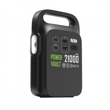 Logo trade liikelahja kuva: Power Vault 21000 kannettava virta-asema RCS muovista