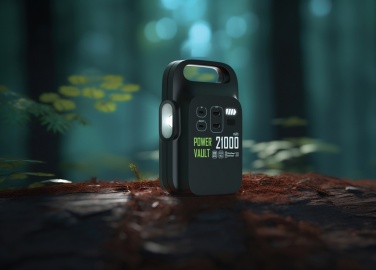 Logotrade mainoslahja tuotekuva: Power Vault 21000 kannettava virta-asema RCS muovista