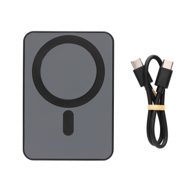 Logo trade mainoslahjat tuotekuva: Magnetix 5000mAh magneettinen virtapankki RCS muovista