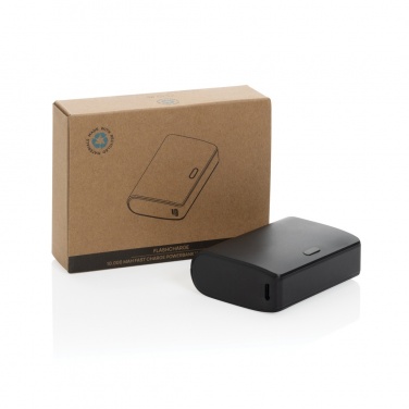 Logo trade mainostuotet tuotekuva: FlashCharge 10000mAh pikalatausvirtapankki RCS muovista