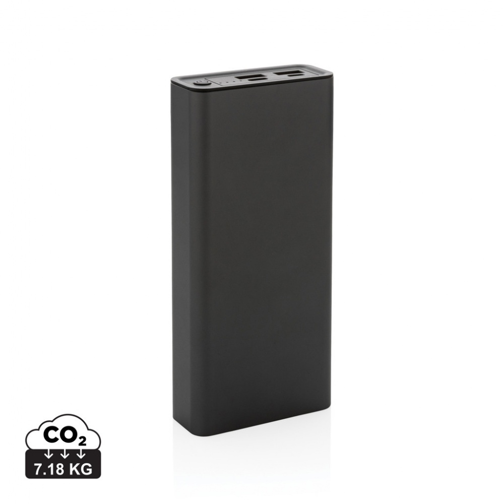 Logotrade liikelahja mainoslahja kuva: Terra RCS alumiininen 20w 20000mAh varavirtalähde