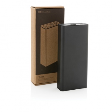 Logotrade mainoslahjat ja liikelahjat tuotekuva: Terra RCS alumiininen 20w 20000mAh varavirtalähde