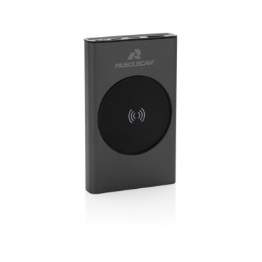 Logo trade mainoslahja kuva: Terra RCS alumiininen 5000 mAh 5w langaton varavirtalähde