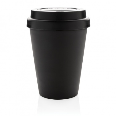 Logo trade mainostuote kuva: Uudelleenkäytettävä kaksiseinäinen kahvikuppi 300 ml