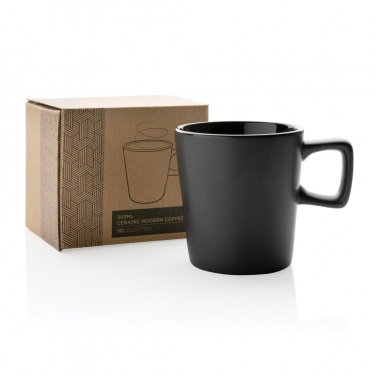 Logo trade liikelahja kuva: Keraaminen moderni kahvimuki 300ml