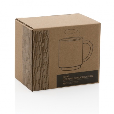 Logotrade liikelahjat kuva: Keraaminen pinottava muki 180ml