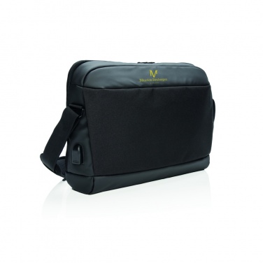 Logo trade mainostuotet tuotekuva: Madrid – 15,6" USB-laptoplaukku - RFID - PVC vapaa
