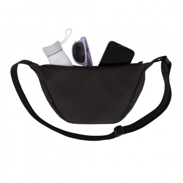 Logo trade mainoslahja kuva: Crescent AWARE™ RPET puolikuun muotoinen crossbody -laukku