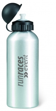 Logotrade liikelahjat kuva: Yksiseinäinen 600 ml alumiinipullo mukautettavalla painatuksella