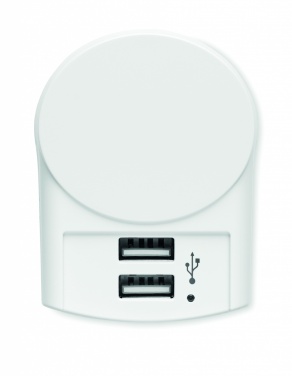 Logotrade mainostuote tuotekuva: Matka-adapteri USB-laturi 12W