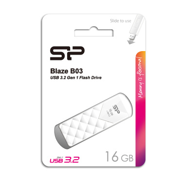 Logotrade mainoslahja tuotekuva: PENDRIVE SILICON POWER B03 3.2