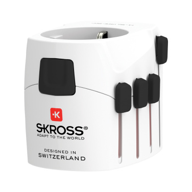 Logo trade mainostuote kuva: SKROSS Pro 3-napainen matka adapteri