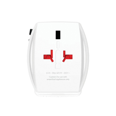 Logo trade liikelahjat mainoslahjat kuva: SKROSS World Travel adapteri MUV 65W PD USB C -kaapelilla