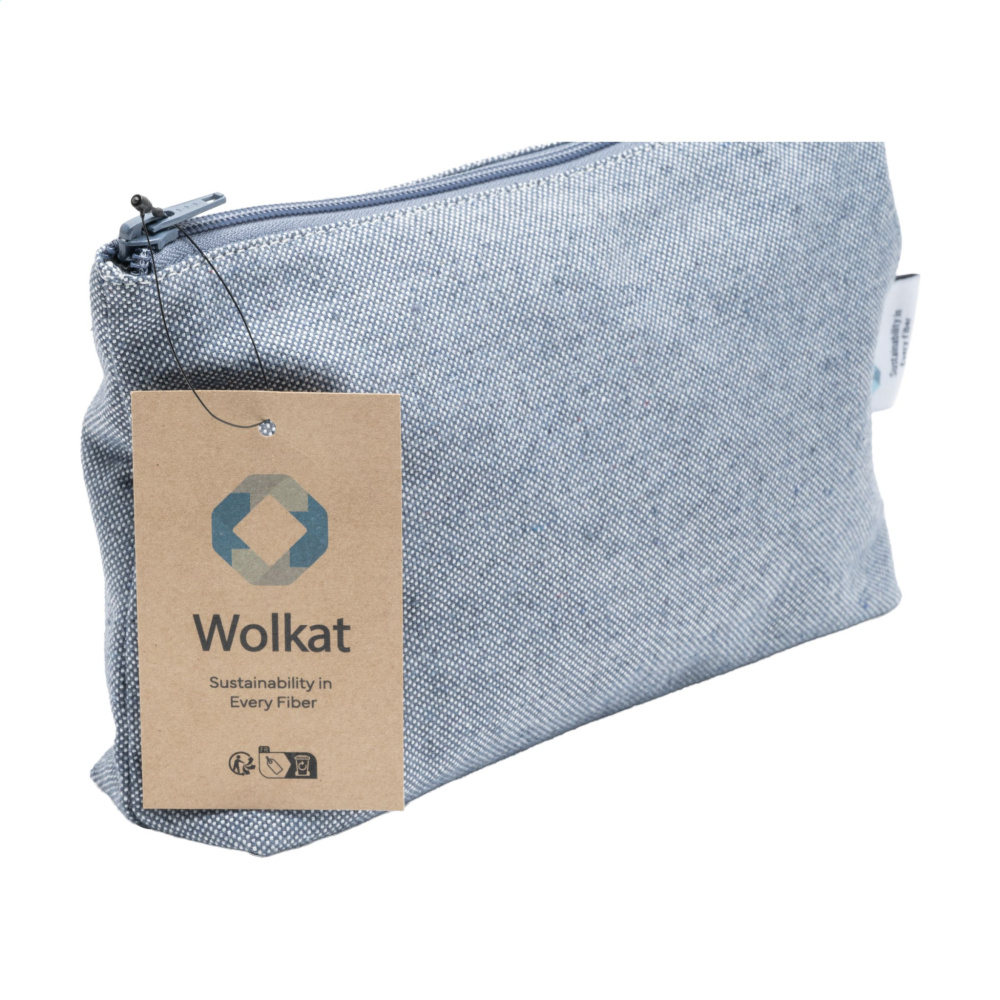 Logotrade mainostuotet kuva: Wolkat Safi kierrätystekstiilikosmetiikkalaukku