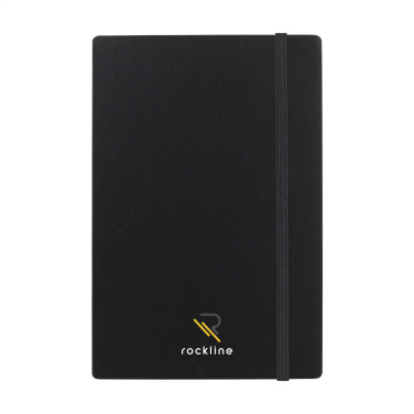 Logo trade mainostuote kuva: Bamboo Journal Naked Spine Paper Notebook Musta A5