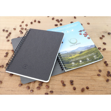 Logo trade mainoslahja kuva: Kahvipaperi Notebook Wire-O A5
