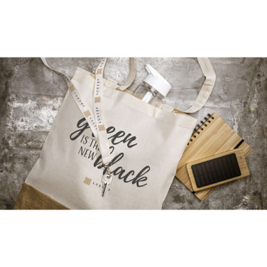 Logotrade liikelahja mainoslahja kuva: Combi Organic Shopper (160 g/m²) pussi