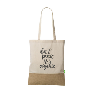 Logotrade mainoslahjat ja liikelahjat tuotekuva: Combi Organic Shopper (160 g/m²) pussi