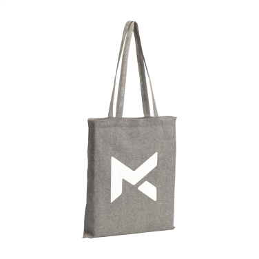 Logotrade mainoslahja ja liikelahja kuva: GRS kierrätetty puuvilla Shopper (180 g/m²) pussi