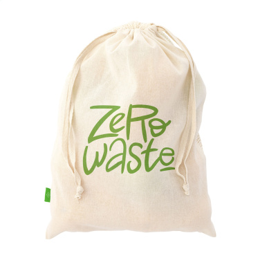Logotrade liikelahjat kuva: Natura Organic GOTS Mesh Bag (120 g/m²) hedelmäpussi