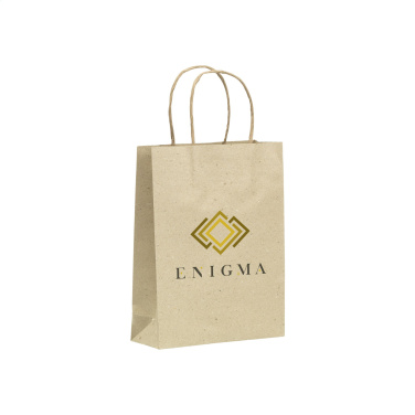 Logotrade mainostuote tuotekuva: Leaf It Bag kierrätettyä ruohopaperia (120 g/m²) M
