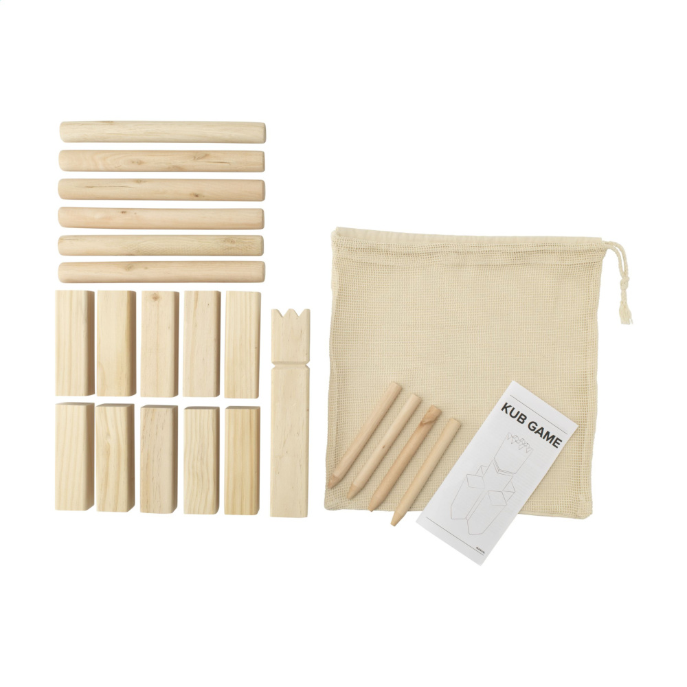 Logotrade mainostuotet kuva: Kingdom Kubb -ulkopeli