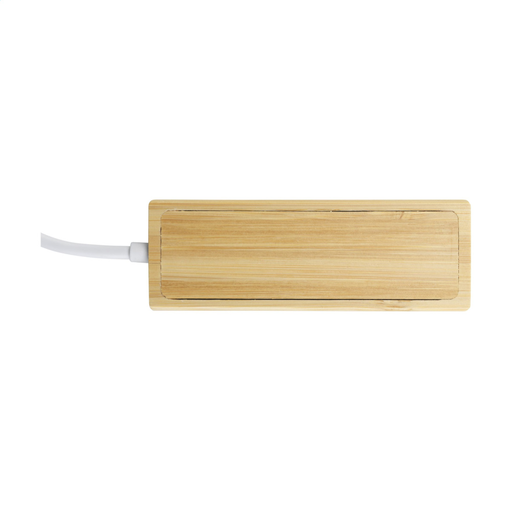 Logotrade mainostuote tuotekuva: Bambu USB-keskitin