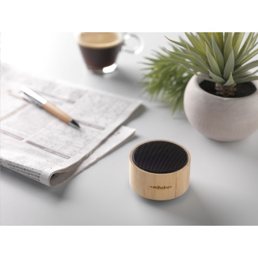 Logotrade liikelahjat kuva: Langaton Wave Bamboo -kaiutin