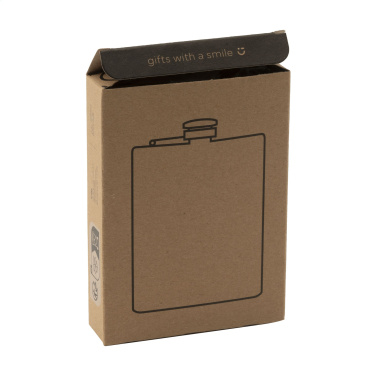 Logo trade liikelahjat tuotekuva: Hipflask Bamboo 200 ml juomapullo