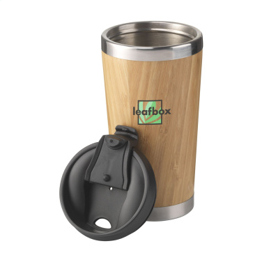 Logo trade liikelahja kuva: Tokyo 450 ml bambutermokuppi