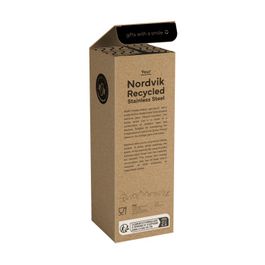 Logo trade mainoslahjat tuotekuva: Nordvik RCS Recycled Steel 500 ml juomapullo