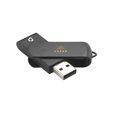Logotrade liikelahja tuotekuva: USB Twist Recycle 64 Gt