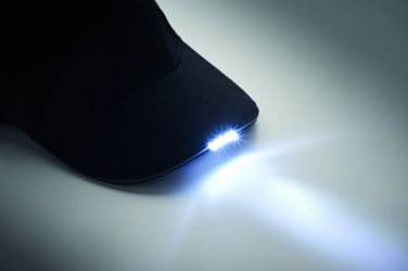 Logotrade liikelahja tuotekuva: 5-paneelinen LED-puuvillalippis 22