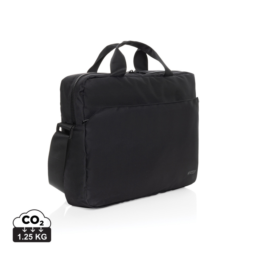 Logotrade mainostuotet kuva: Swiss Peak Aware™ RPET Essential 15.6 kannettavan laukku