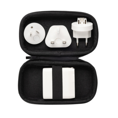 Logo trade liikelahjat mainoslahjat kuva: TravelCharge Pro RCS -matkalaturi USB C:llä