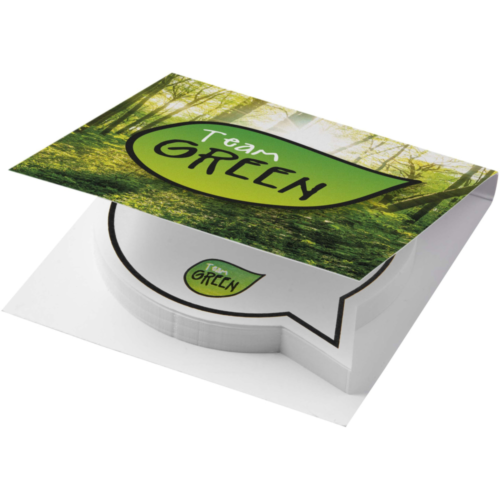 Logo trade mainoslahjat tuotekuva: Sticky-Mate® pehmeäkantiset puhekuplan muotoiset tarralaput