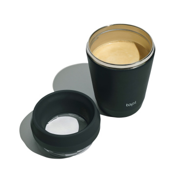 Logotrade mainostuote tuotekuva: Topl Kierrätysteräs To Go Tumbler patentoitu 360 kansi 235ml