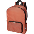 EcoFold laskostuva RPET-reppu 15 l, Tiili
