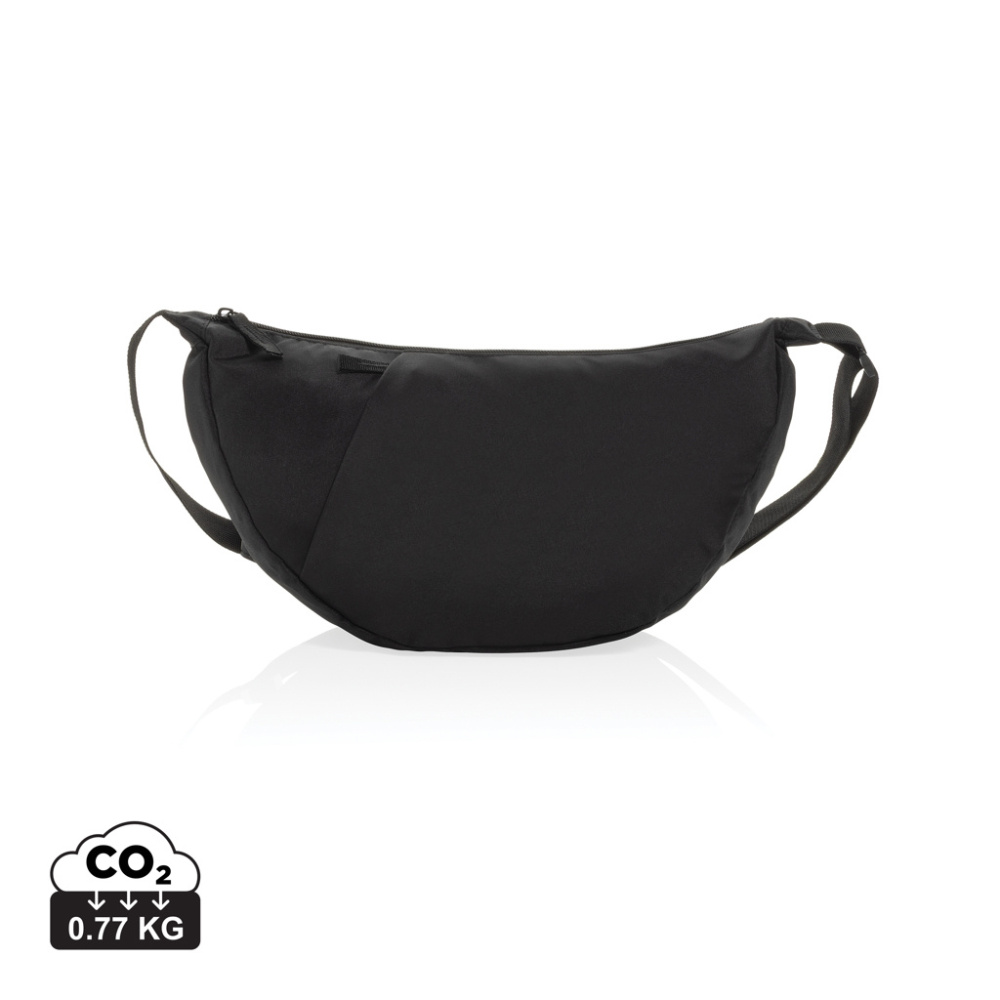 Logo trade mainoslahjat ja liikelahjat kuva: Crescent XL AWARE™ RPET puolikuun muotoinen crossbody-laukku
