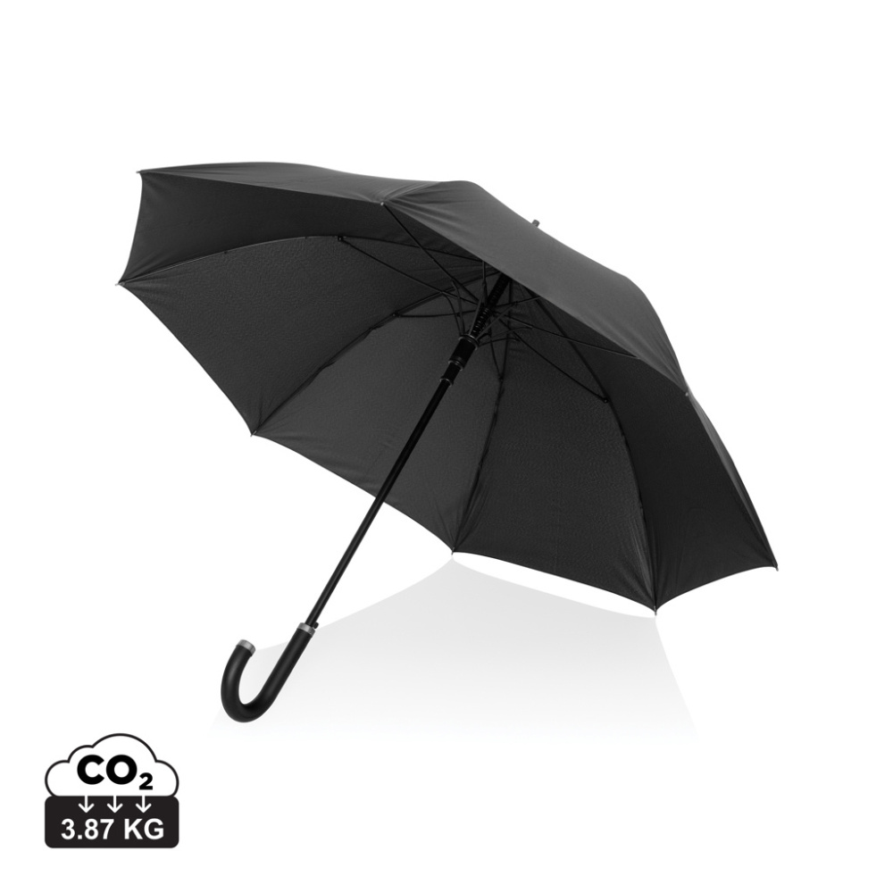 Logo trade mainoslahja ja liikelahja tuotekuva: Swiss Peak Vero Aware™ RPET 25” sateenvarjo w luxe kahva