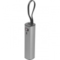 Varavirtalähde 5 000 mAh Doncaster, harmaa