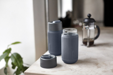 Logotrade mainostuote tuotekuva: Black+Blum lasinen matkakuppi 340 ml