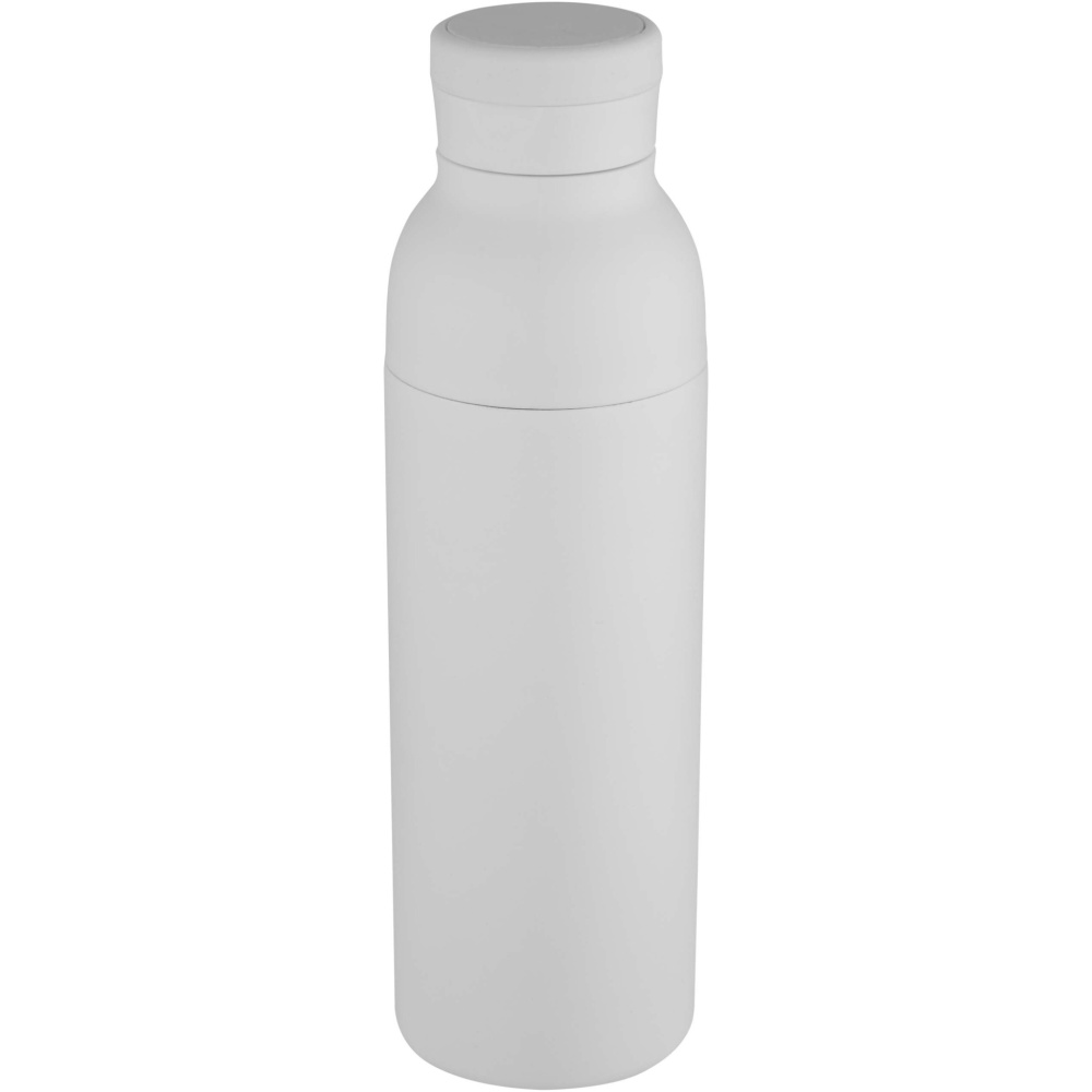 Logotrade mainostuote tuotekuva: Illuminate RCS-kierrätetystä ruostumattomasta teräksestä valmistettu kaksiseinäinen eristetty vesipullo, 650 ml
