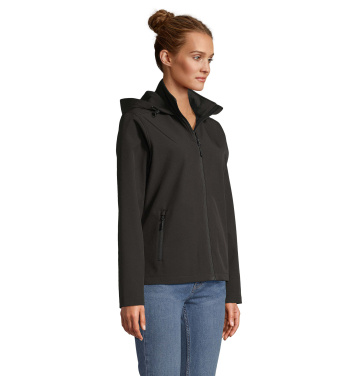 Logotrade mainoslahjat kuva: RACE WOMEN HOODED JACKET