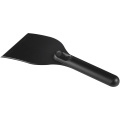 Chilly large recycled plastic ice scraper, Musta