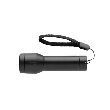 Logo trade liikelahjat mainoslahjat kuva: Flara RCS -kierrätysmuovinen USB-ladattava taskulamppu