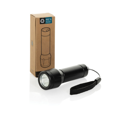 Logo trade liikelahjat tuotekuva: Flara RCS -kierrätysmuovinen USB-ladattava taskulamppu