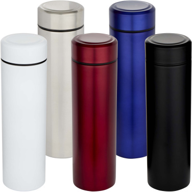 Logo trade mainostuotet tuotekuva: Taylor 450 ml:n tuplaseinäinen, ruostumattomasta teräksestä valmistettu termospullo teesuodattimella