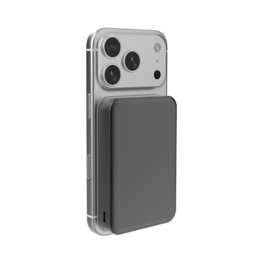 Logo trade mainoslahjat tuotekuva: Quantum ultra-nopea 10 000 mAh magneettinen 25 W powerbank.