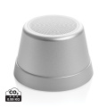 Nivio RCS-kierrätetty alumiini magneettinen 5 W kaiutin, hopea